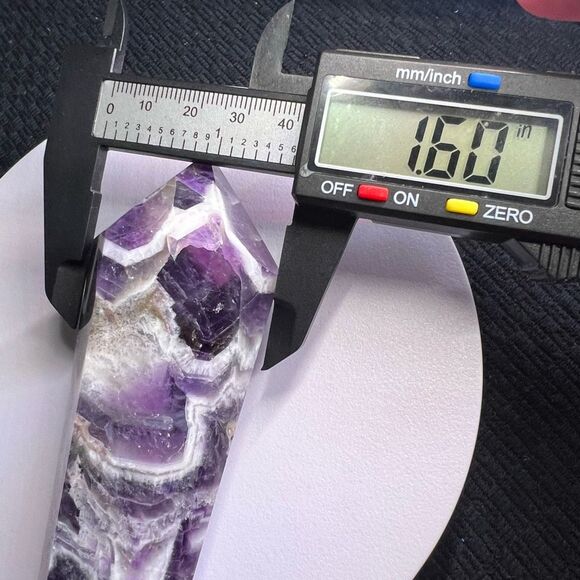 Dream Amethyst Crystal Meditation Scepter Wand with‎ Stand (4) - Picture 8 of 11
